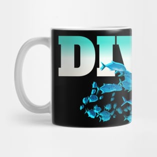 Scuba diving t-shirt designs Mug